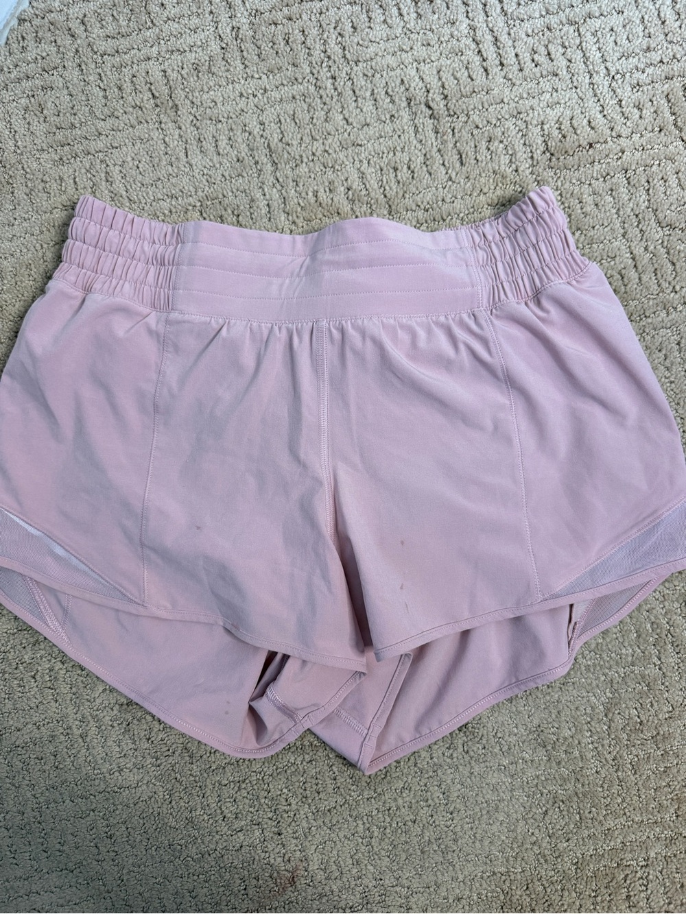 lululemon athletica Light Pink Athletic Shorts